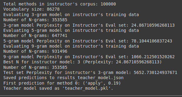 N-gram Teacher Model