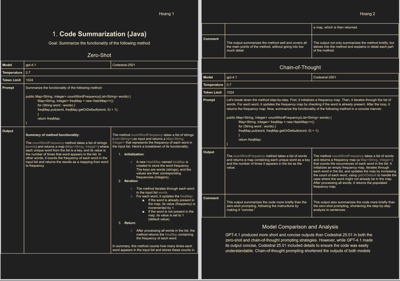 Prompt Engineering Analysis Report