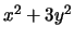 $x^2 + 3y^2$